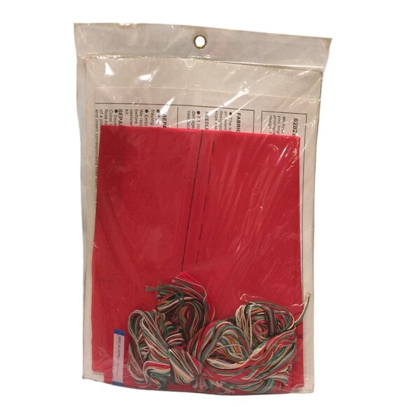 Bucilla Christmas VICTORIAN SANTA Counted Cross Stitch 18" Stocking # 82826 - Picture 2 of 3